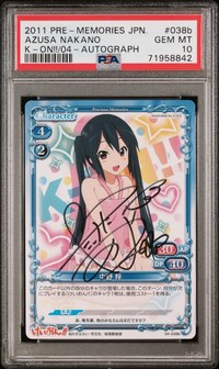 K-On! Precious Memories card 04-038b - Hand-Signed - Set 4